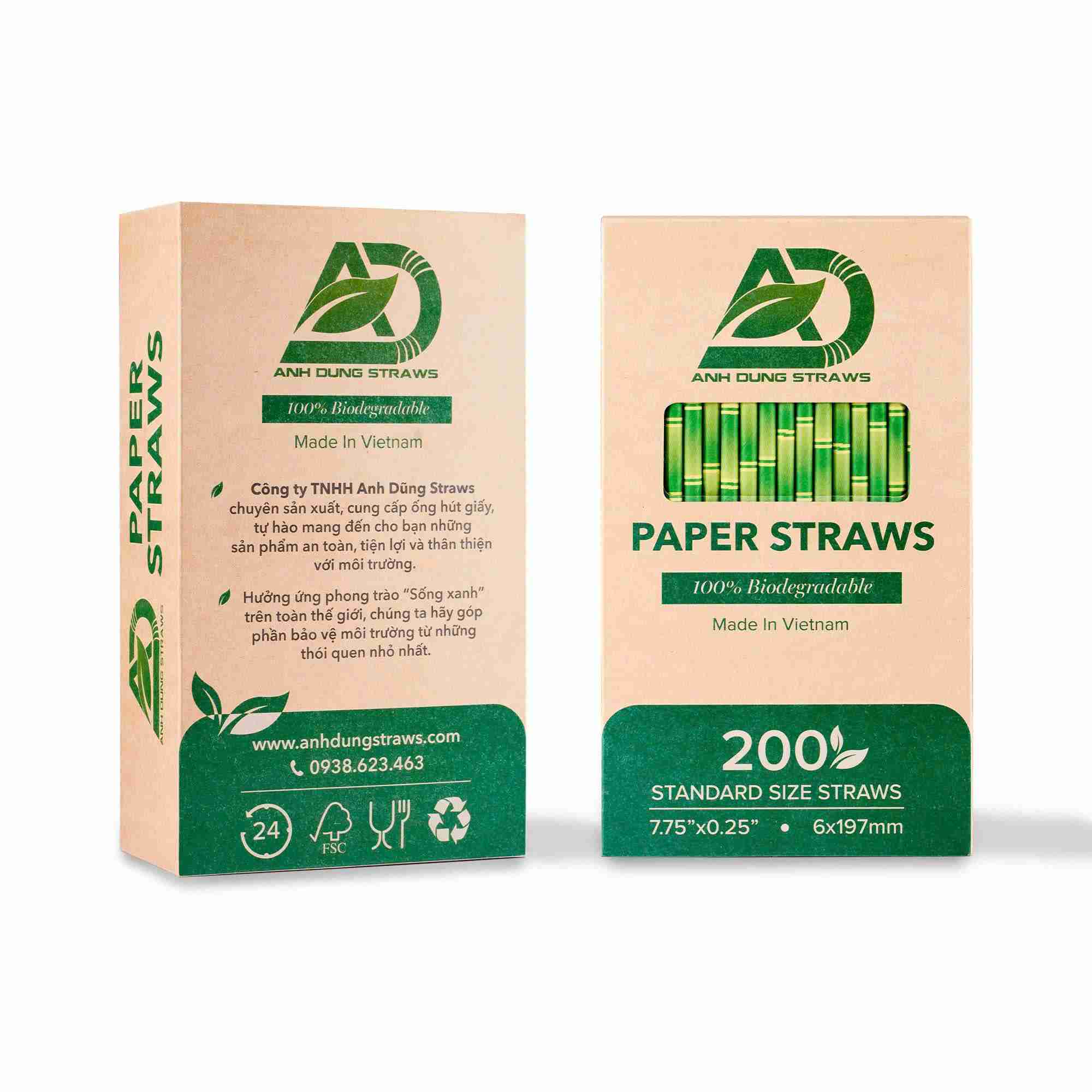 Hộp đựng ống hút an toàn, tiện lợi cho người sử dụng 